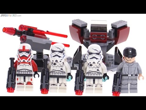værktøj mover Stolthed LEGO Star Wars Galactic Empire Battle Pack review! 75134 - YouTube
