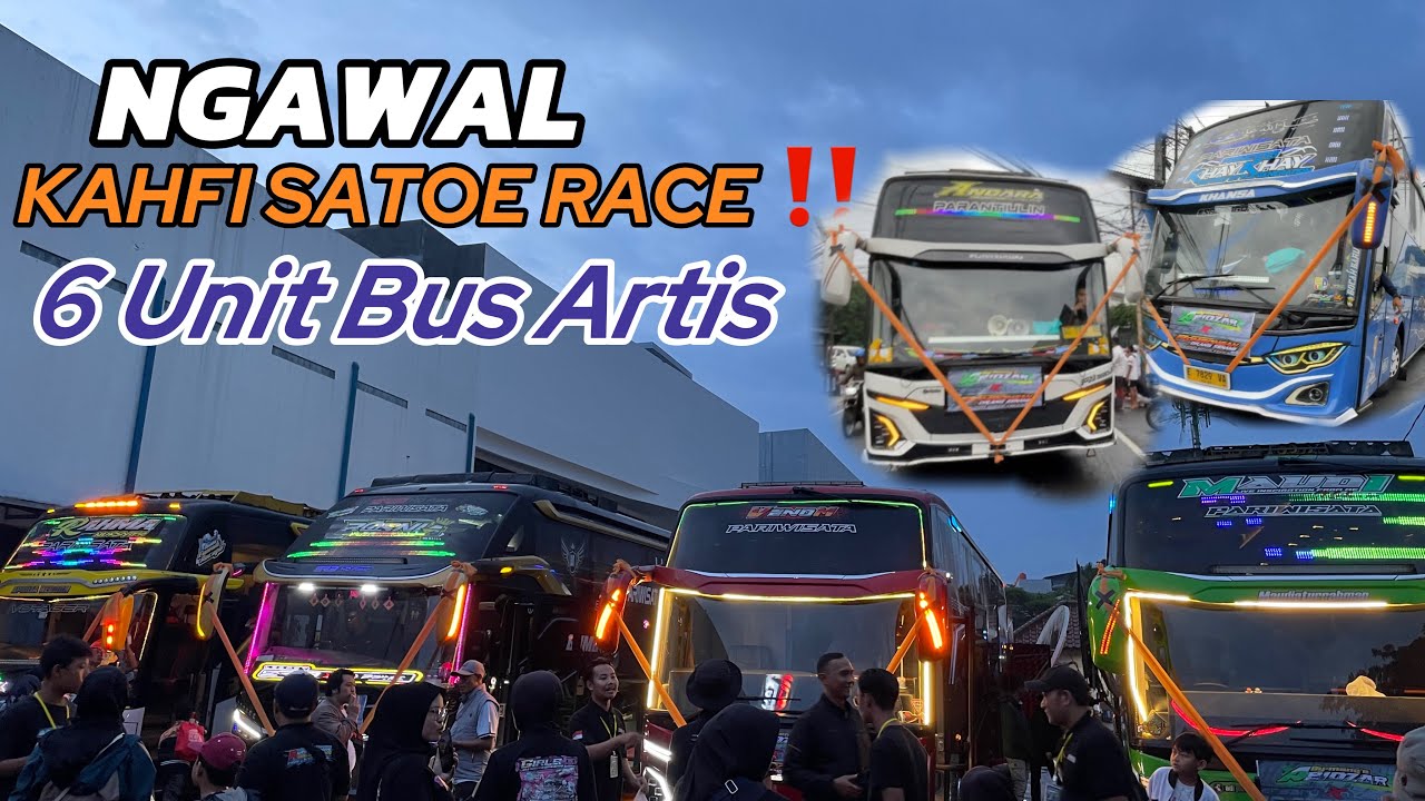 FULL BUS ARTIS!!! ROMBONGAN ORANG SENANG - KAHFI SATOE RACE 🥳