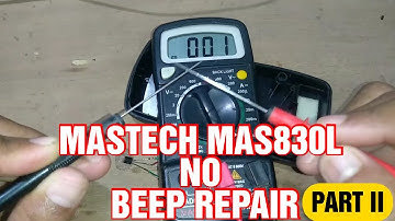 How to repair mastech mas830L no beep sound Problem I Beep sound problem solved I No beep  part II