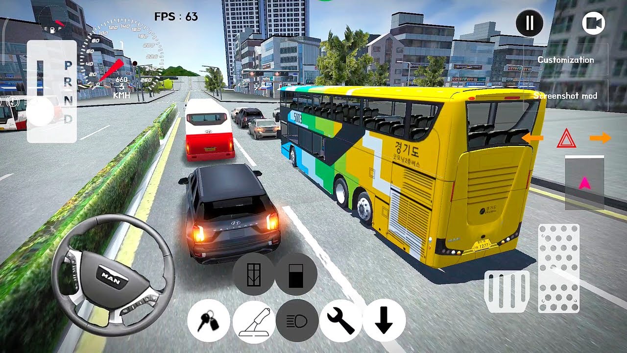Man Driver Game MAN Double Decker Bus | 3D Driving Game : Driving Class Fan Game 3D 운전 ...