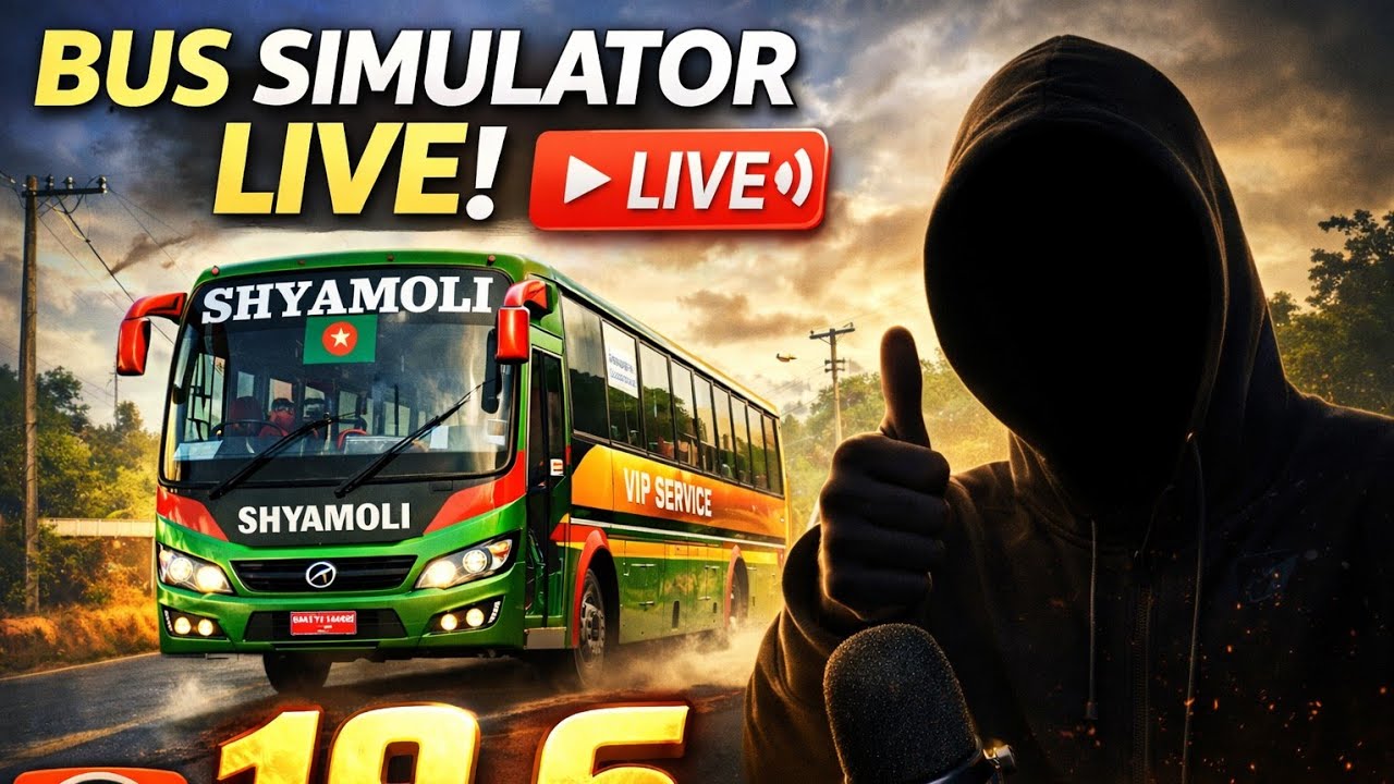 Indian Bus Simulator LIVE 🔴 | Full Route Challenge in India 🇮🇳🔥