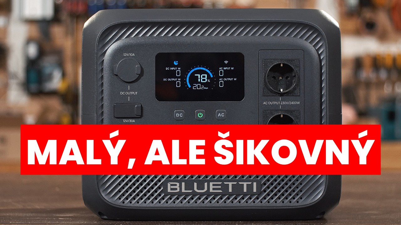 Nové prostory a nová bateriová stanice pro mojí práci – Bluetti Elite 300