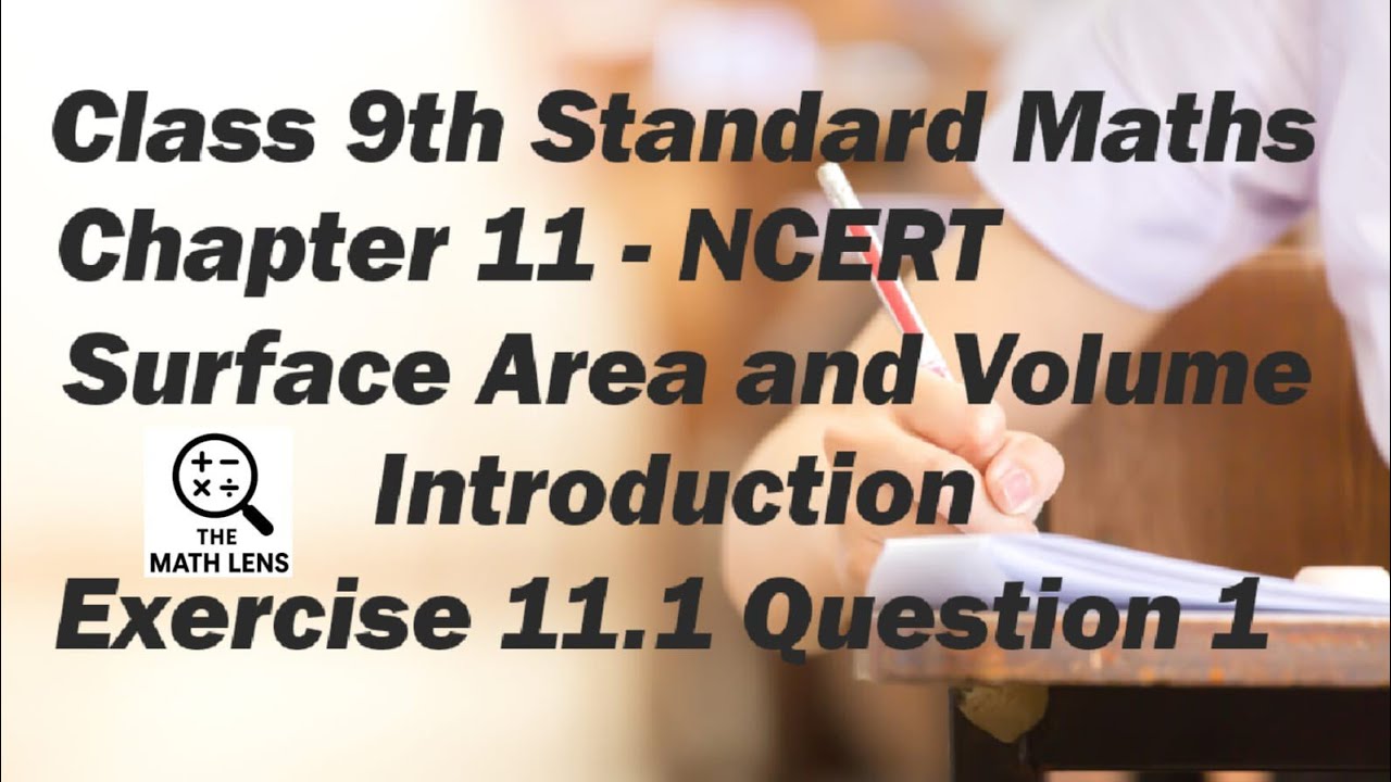 Class 9 Maths | Chapter 11 Surface Area & Volume | Introduction & Ex 11.1 Q1 | NCERT | themathlens