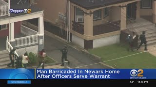 Man Barricaded In Newark Home After Officers Serve Warrant