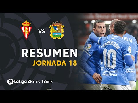 Gijon CF Fuenlabrada Goals And Highlights