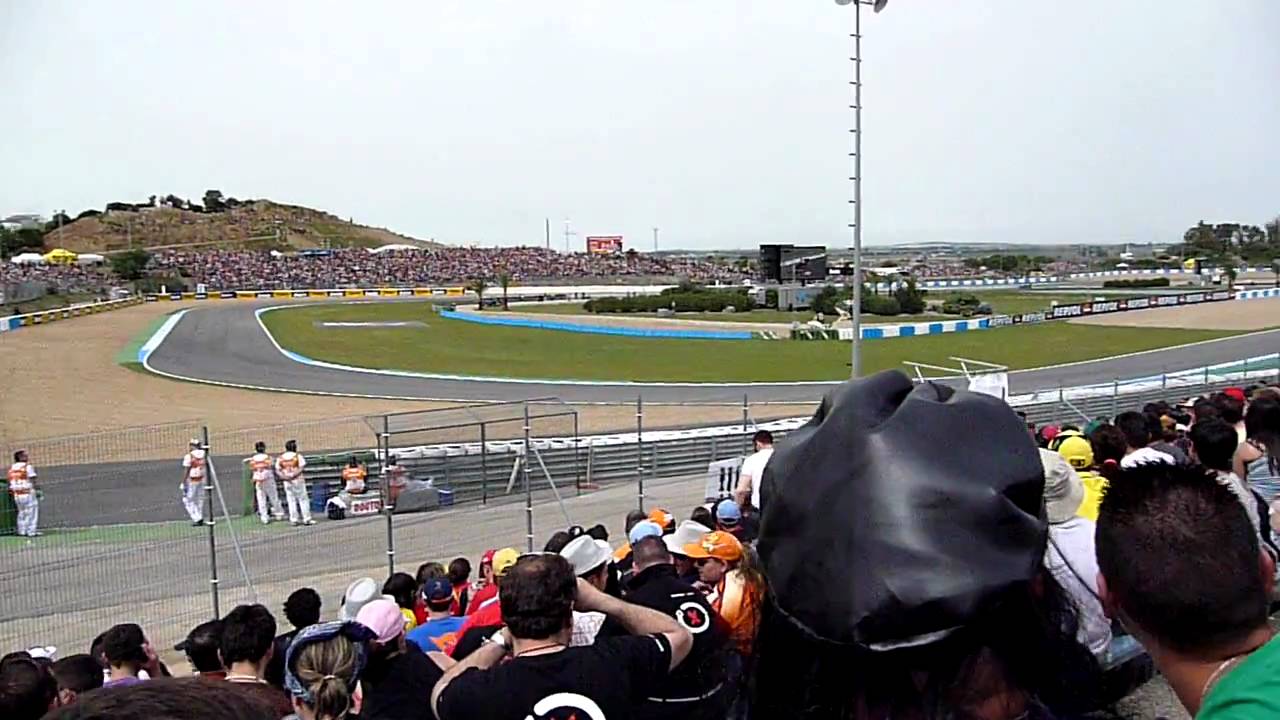 Circuito de Jerez. MotoGP. Perspectiva Curva Ángel Nieto, Grada Q5