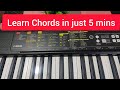 Lesson - 4 Chords - Major & Minor Chords