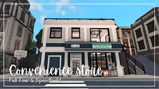 Japanese Convenience Store | Tour & Speedbuild | Bloxburg City Build ep. 11