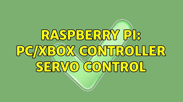 Raspberry Pi: PC/Xbox Controller servo control