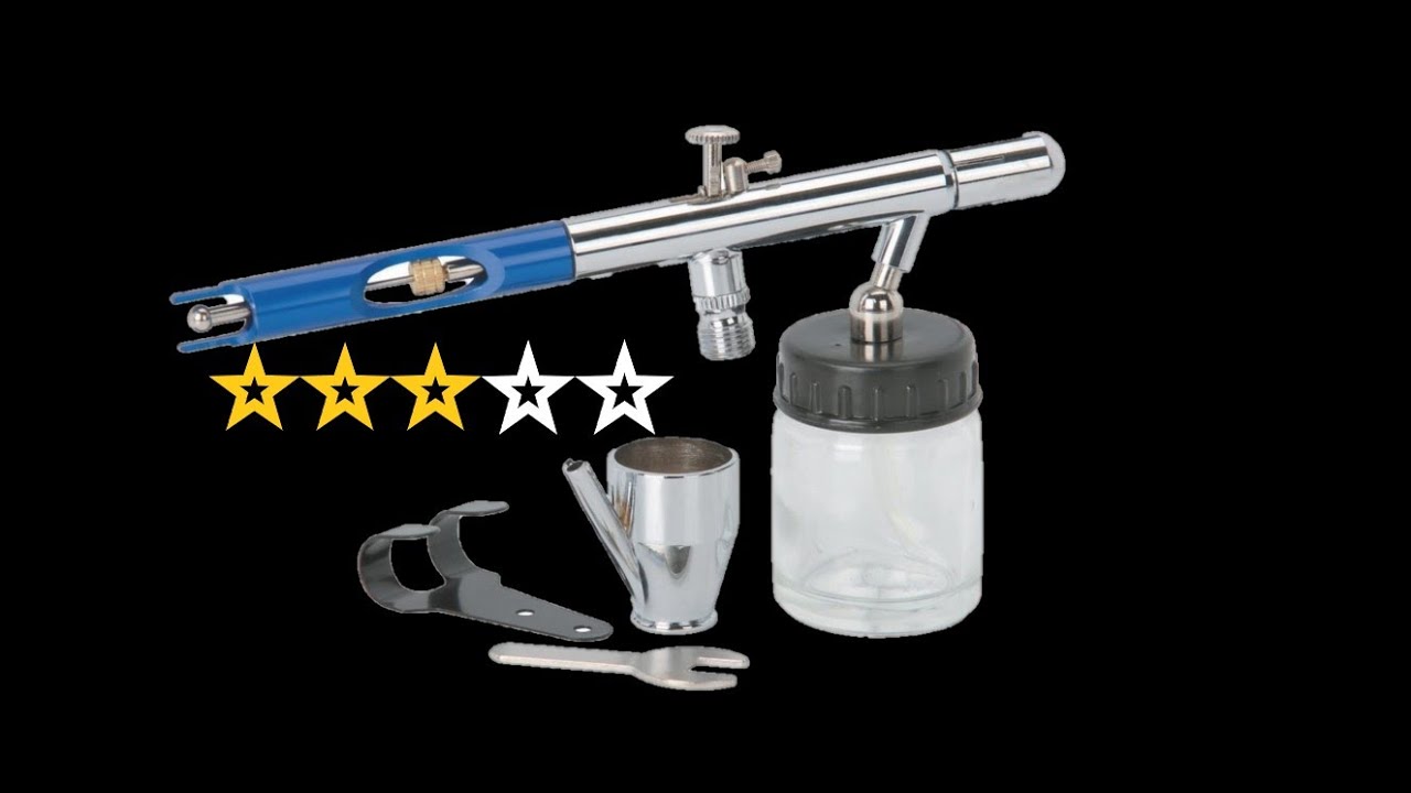 CentralPneumatic Deluxe Airbrush Kit YouTube