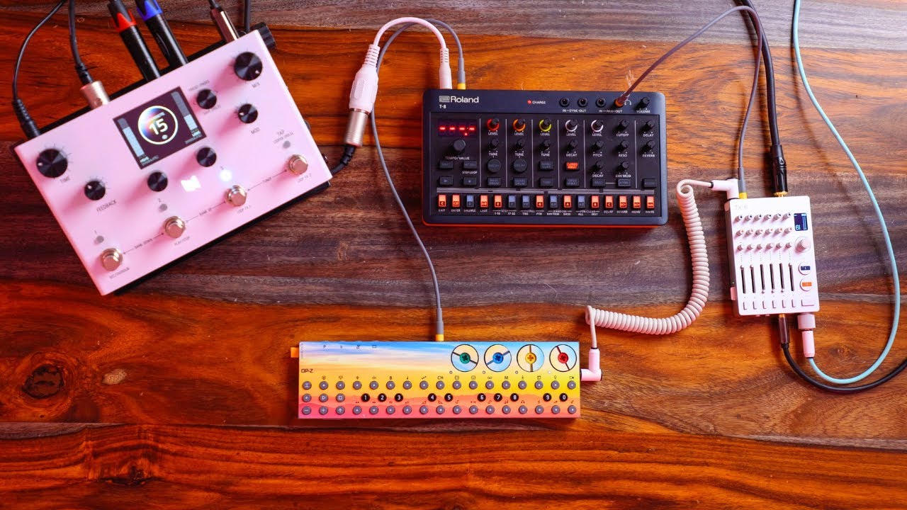 Just Couldn't Sell my OP-Z // Acid beats with the T-8 + TX-6 - YouTube