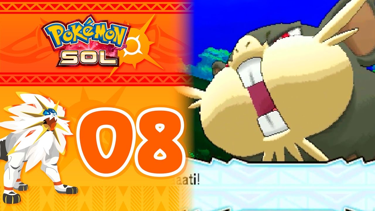 Totem Raticate ¡APARECE el RATICATE TOTEM! | Pokémon Sol y Luna Episodio 8 (Gameplay ...
