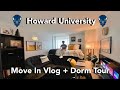 College Move In Day 2021 | Howard University East Towers | My Dorm Tour | HU Cribs Series Pt. 1