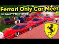 Ferrari only car meet in southwest florida