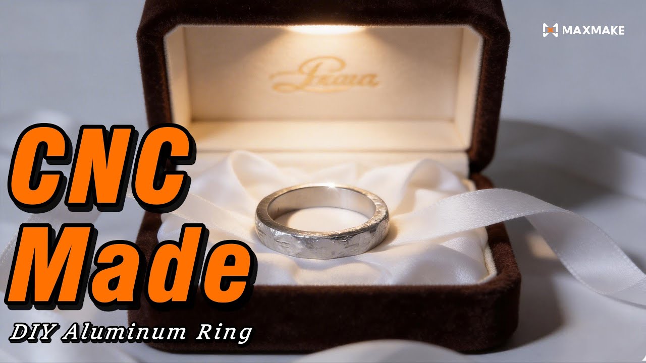 DIY Aluminum Ring on a Desktop CNC | Machining Jewelry from Scratch 💍 ...