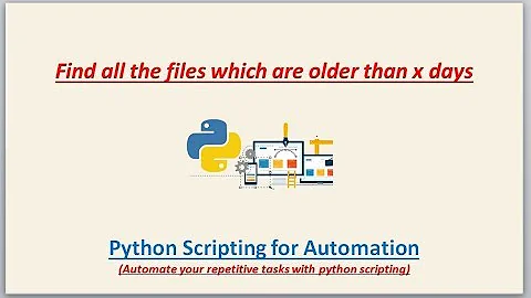 Python Script to Delete all files which are older than x days
