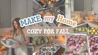 🍂 MAKE MY HOME COZY FOR AUTUMN | LOW-BUY / NO-BUY AUTUMN SWAP 🧺🍄 screenshot 3