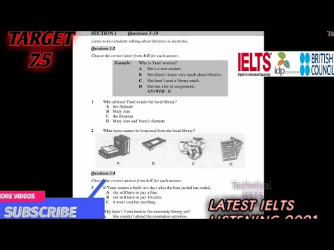 Ielts Listening Why is Yumi Worried  || latest Ielts Edition || 7.5 MUST