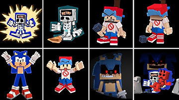 The Best Game Over Screen in FNF #3 - (Minecraft Animation)