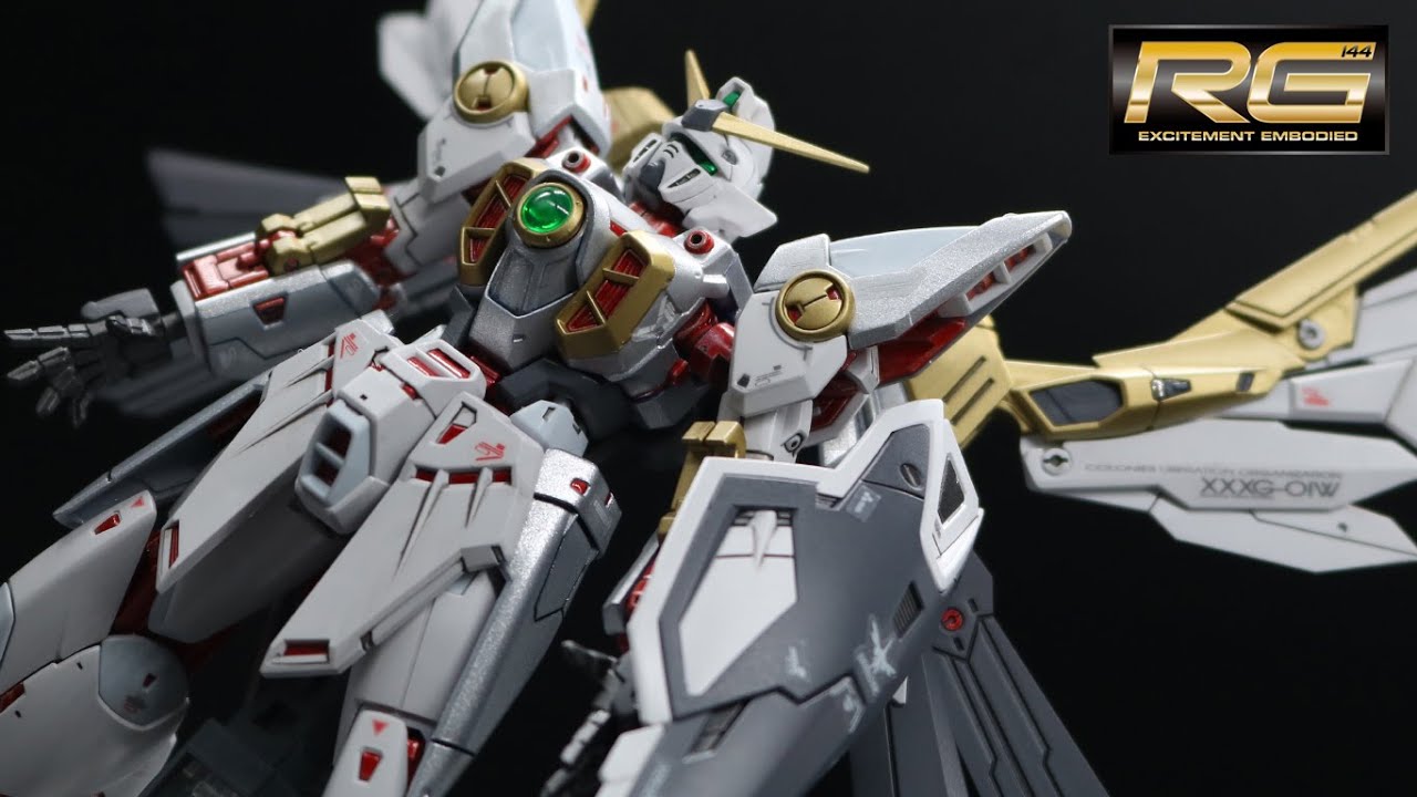 【全塗装完成品】RG 1/144 ウイングガンダム ガンプラ全塗装】RG 1/144 ウイングガンダム レビュー/開封・組立