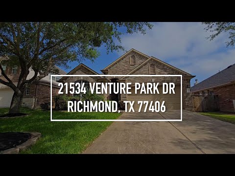 21534 Venture Park Dr, Richmond, TX home video tour