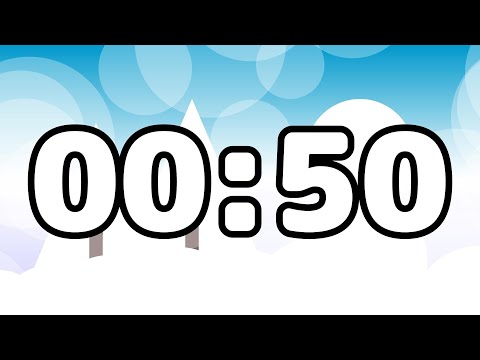 50 Seconds Timer ‐ Countdown Winter Snow