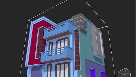 Another building model made with the help by Magica Voxel.