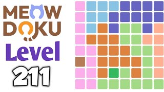 Meowdoku: Brain Puzzle Games Level 211 Walkthrough
