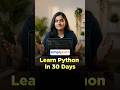 Learn Python In 2026 | Python Tutorial For Beginners 2026 | Python Course | #Shorts | #Simplilearn