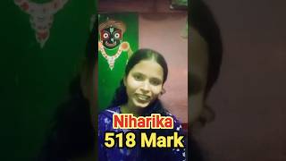 Niharika Sahoo, 518 Mark in chse Exam. +2 Odisha topp,ers #hksir #chseresult #shorts #topper