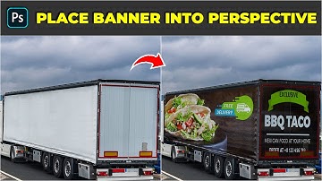 Place Anything into Perspective Photoshop Tutorial - Place the Banner Using Vanishing Point
