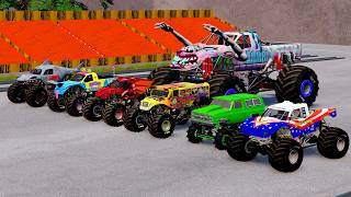 Crazy Car Survival Challenge – Who Will Make It to the Finish? | BeamNG.drive screenshot 1