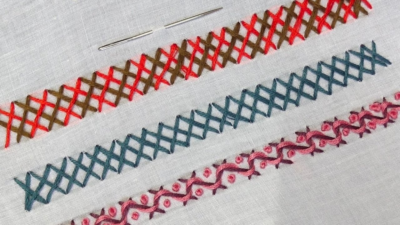 soft girl stitching borderline design her way through a chaotic world 🧵✨