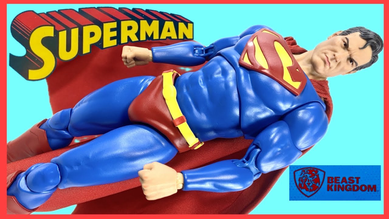 Beast Kingdom SUPERMAN DAH-142 Action Figure Review - YouTube