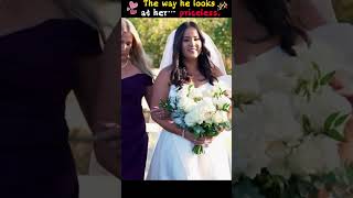 The way he looks at her… priceless.”#wedding #truelove #bride #lovestory❤️ #fyp