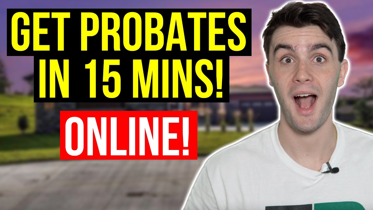 WATCH ME PULL the Probate List in Under 15 Minutes [ONLINE] | Wholesale ...