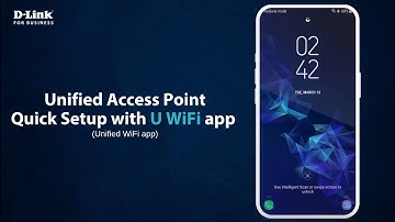 How to setup a D-Link Unified Wireless Access Point - DAP-X1810F AX1800 WiFi 6 Easy Access Point