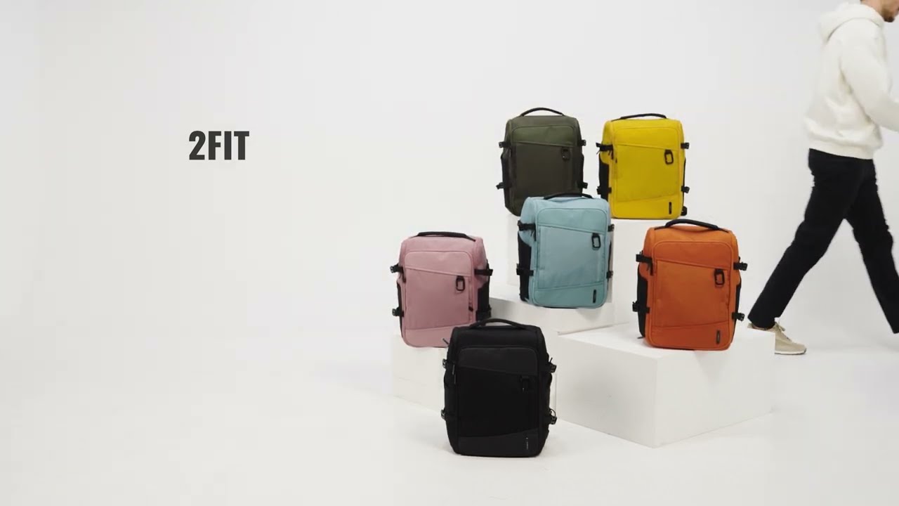 Review Samsonite - 2FIT underseat backpack 2 in 1 - YouTube
