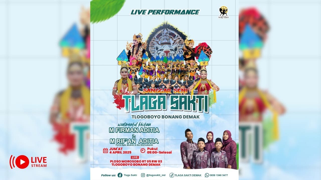 📡🔴Live sanggar Seni TLAGA SAKTI  ::  Ploso Bonang Demak  ||  04042025