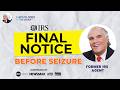 Ultimate Guide IRS CP 504 Final Notice, Former IRS Agent