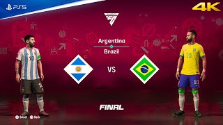 FIFA 24 - Argentina vs Brasil - World Cup Final | PS5™ [4K60]