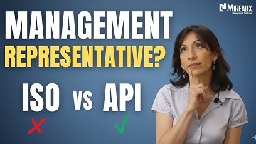 Do You Really Need a Management Representative for ISO or API?