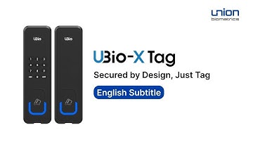 [UBio-X Tag] Secured by Design, Just Tag | UNION biometrics