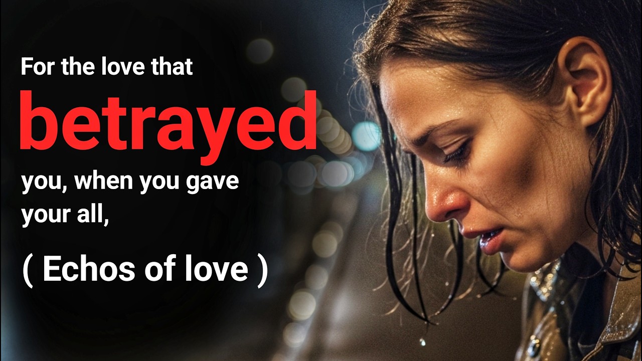 For the love that betrayed you when you gave your all, listen to this song (Echoes of Us)