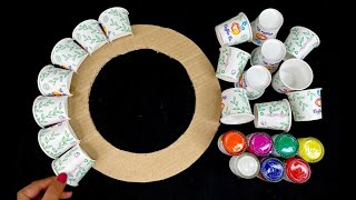 Unique Wall Decor Ideas Using Paper Cups | Best out of waste Paper cups | Home Decor Ideas