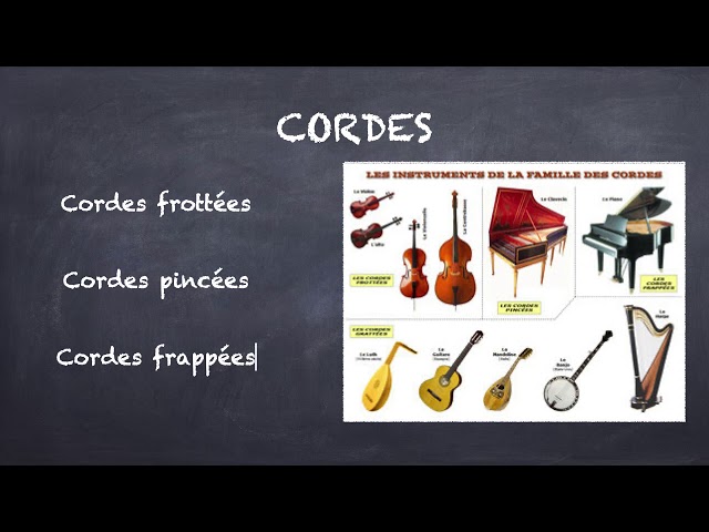 Les familles d'instruments - Cordes pincées - La guitare