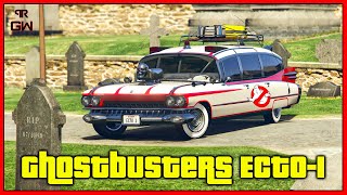 Albany Brigham - Ecto-1 Ghostbuster Customization & Top Speed - GTA 5 Mercenaries DLC Unreleased Car