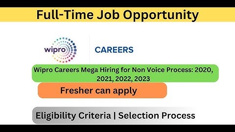 🔥 Wipro WILP 2025 - Work Integrated Learning Program | Salary, Eligibility, Selection Process!