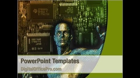 High Tech Era PowerPoint Template Backgrounds - DigitalOfficePro #05057