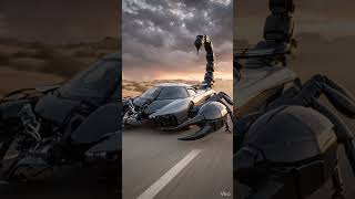 Hypercar vs Scorpion Transformation 🦂🔥 | Cinematic AI Video